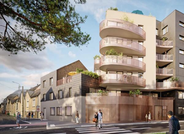 Rennes (35200) T4 SUD OUEST AVEC TERRASSE DE 49M2 - PARKING - OPPORTUNITE