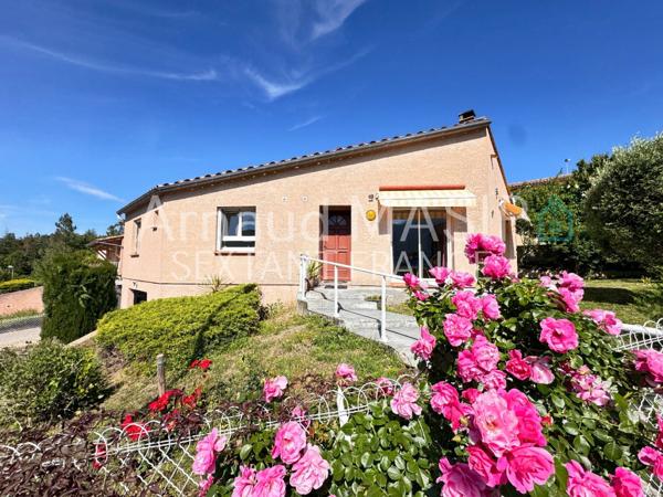 VILLE 4F 97M² HAB, 3 CH, DOUBLE GARAGE, PARKING CAMPING CAR, TERRASSE, BELLE VUE, AU CALME PROCHE COMMERCES
