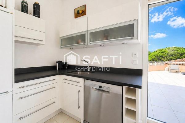 Appartement d’exception en dernier étage au calme