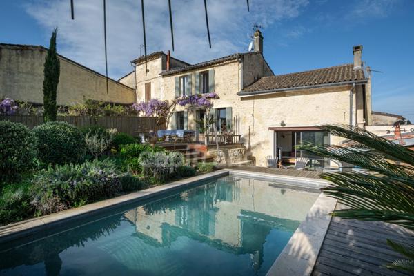 Dpt Gironde (33), à vendre SAINT CAPRAIS DE BORDEAUX maison 150 m², 3 chambres - terrain de 400 m²