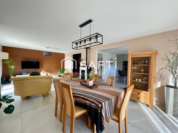 Maison avec sous-sol 4 chambres et grand jardin à Questembert