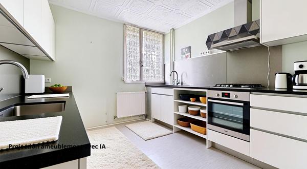 Appartement T4 traversant 80 m2 3 chambres