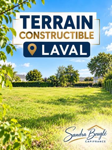 Terrain Constructible à vendre  LAVAL (53)