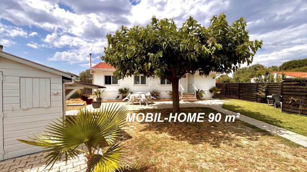 Terrain de loisirs de 759 m² avec grand MOBIL-HOME tout équipé