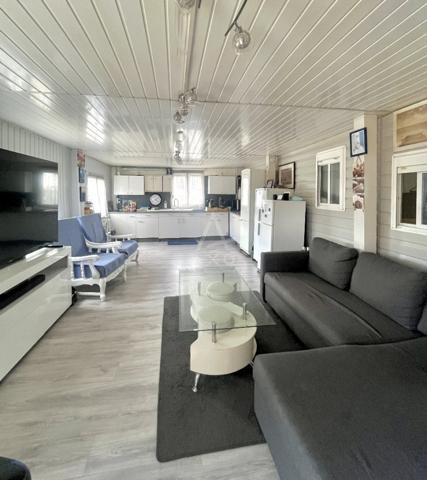 Terrain de loisirs de 759 m² avec grand MOBIL-HOME tout équipé