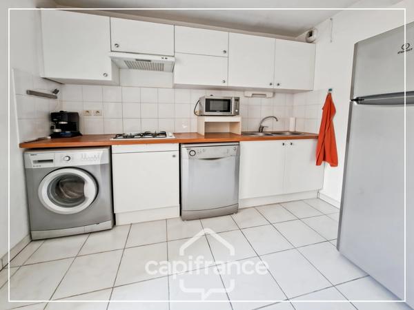 Appartement climatisé 3 pièces avec jardin, parking, cave et piscine commune
