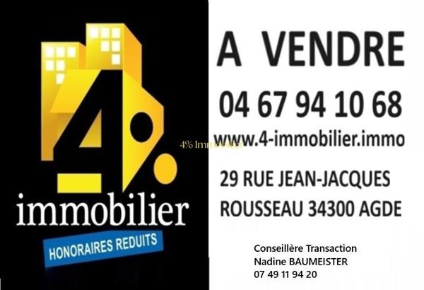 Maison T3 (67m²) en vente à AGDE