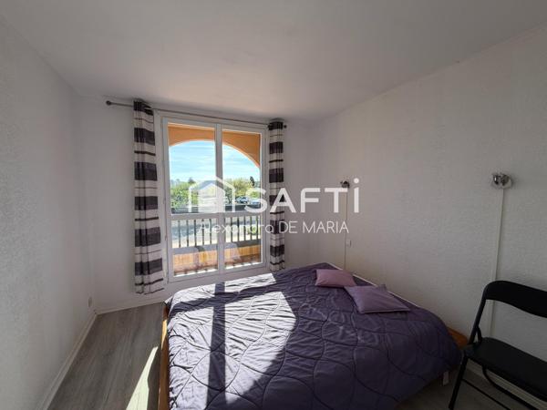 T3 duplex climatisé avec terrasse à 200 m de la plage