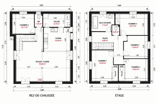Maison
         7 pièces
        - 128 m² Bien prestige 500 000 €*
