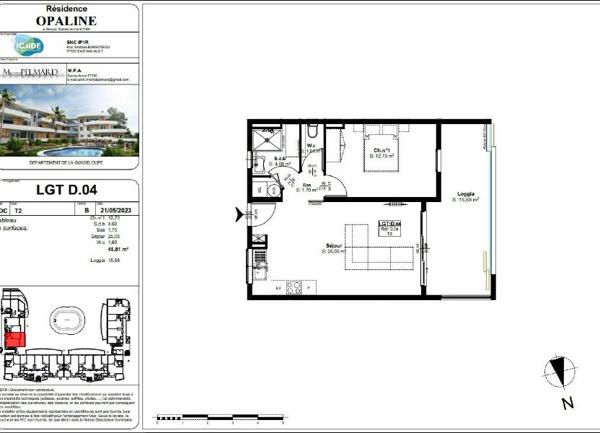 Maison à vendre    1 pièce • 45,81 m2 Sainte-Anne