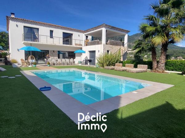 Vente maison La gaude, 201m² 5 pièces 1 190 000€ avec piscine