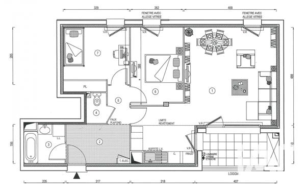 Appartement à vendre 3 pièces 64 m² Herblay-sur-Seine