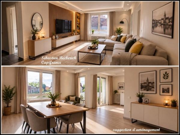 Appartement à vendre 4 pièces SARREGUEMINES (57)