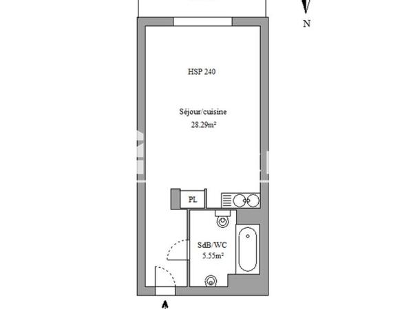 Location Studio 33.84 m² - 392 CHEMIN GAI VERSANT La Seyne-sur-mer 83500