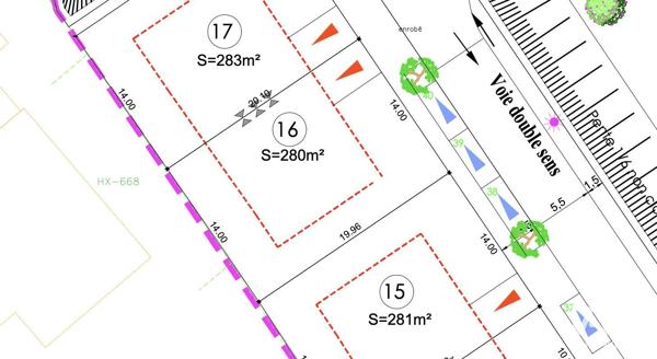 Terrain à vendre 283 m² Perpignan