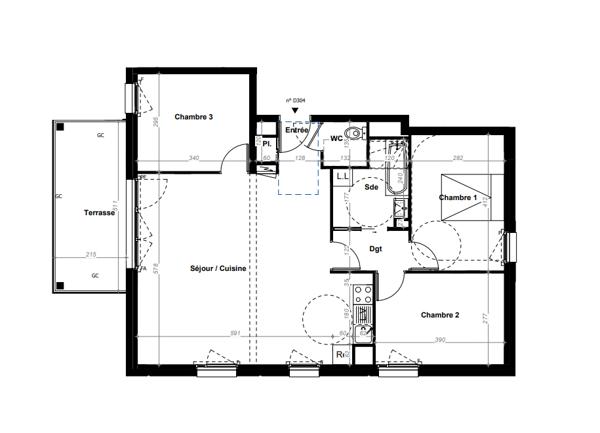 Appartement T4 Orvault - Cholière - L'Agence Locale