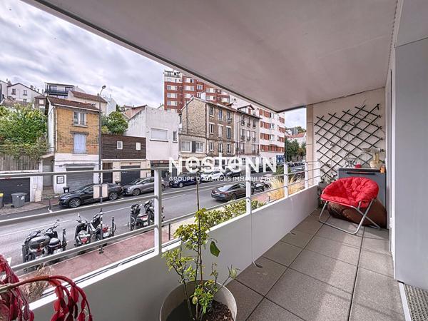 ISSY LES MOULINEAUX - Appartement traversant 4 pièces de 85,51m² avec terrasses dans un immeuble récent