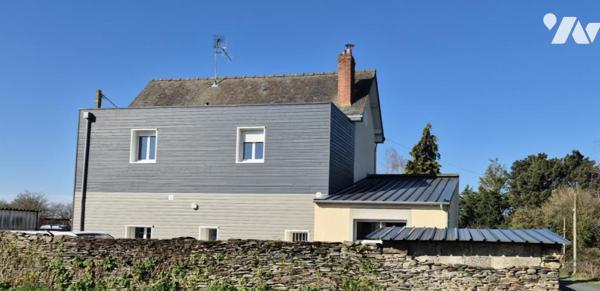 CANDÉ - Maison rénovée - 6 chambres - Dépendance, garages parcelle de 1 300 m²