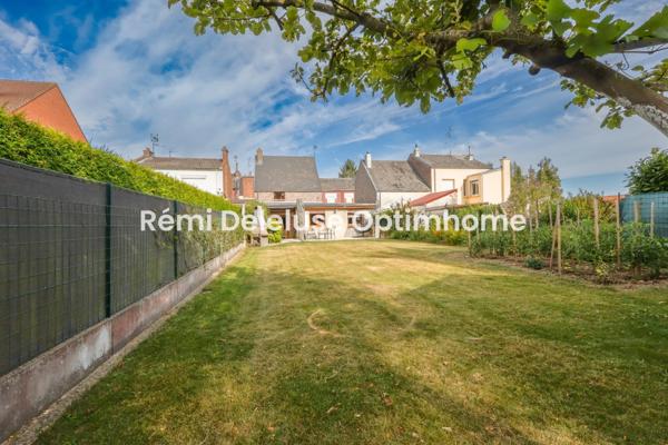 Caudry - Maison individuelle de 4 chambres avec garage & jardin clos sur 393 m²