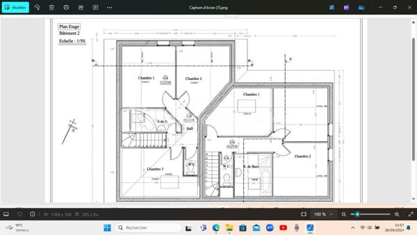 Maison contemporaine de 85 m²