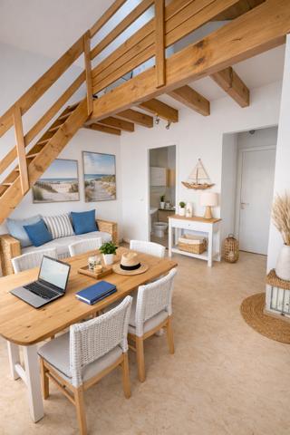 Vieux-Boucau-les-Bains (40480) VIEUX-BOUCAU – DUPLEX CENTRE-BOURG À DEUX PAS DE LA PLAGE