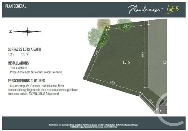Terrain à vendre  728 m 2   CAUTERETS  - 65