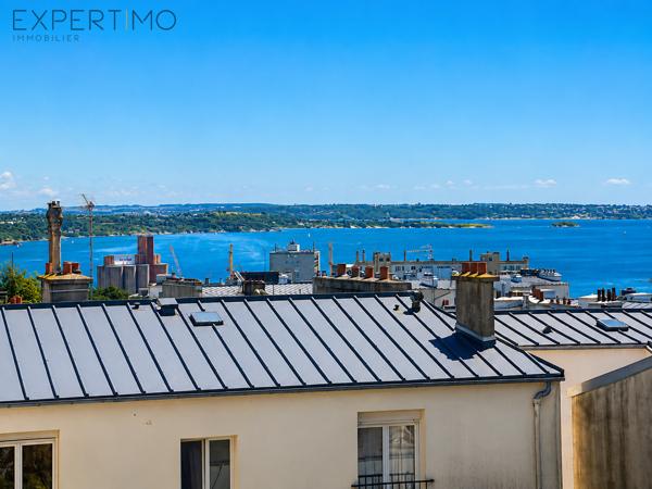 BREST – PILIER ROUGE – DUPLEX BOURGEOIS 188 M² – 3ème & 4ème ÉTAGES – 6 CHAMBRES