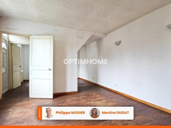 Maison de ville 80 m2, 3 chambres, garage, terrasse et cour