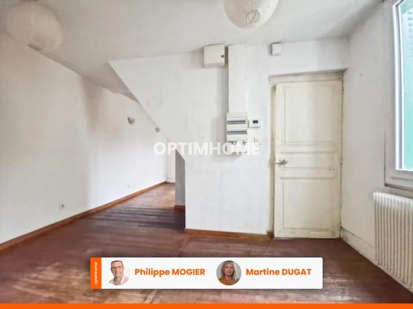 Maison de ville 80 m2, 3 chambres, garage, terrasse et cour