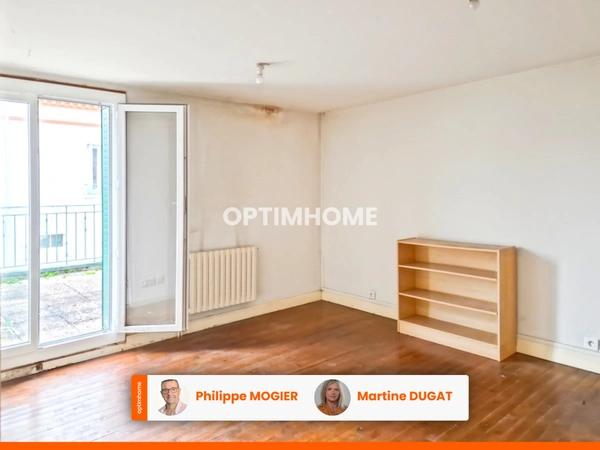 Maison de ville 80 m2, 3 chambres, garage, terrasse et cour