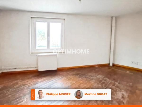 Maison de ville 80 m2, 3 chambres, garage, terrasse et cour