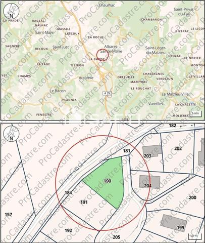 Terrain à bâtir Albaret-Sainte-Marie (48200)