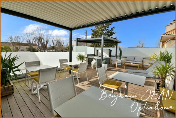 Maison f8 rénovée de 186m² à Valras-Plage, à proximité du centre-ville et au calme absolu