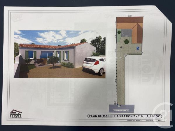 Maison à vendre  3 pièces - 54,26 m2 FOURAS - 17