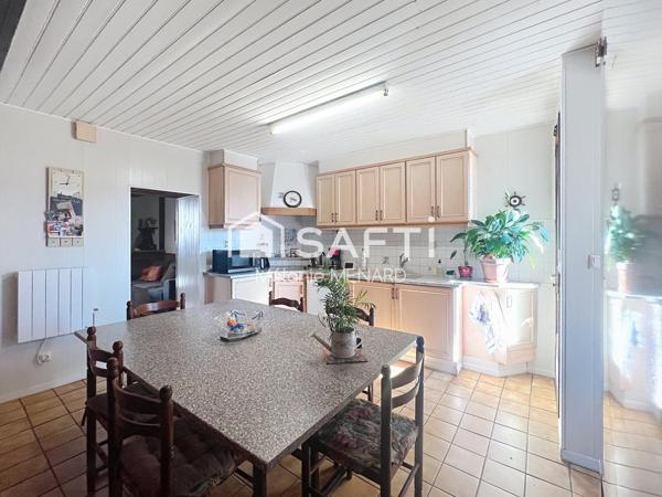 Maison de bourg 88m² - 3 chambres - jardin - terrasse