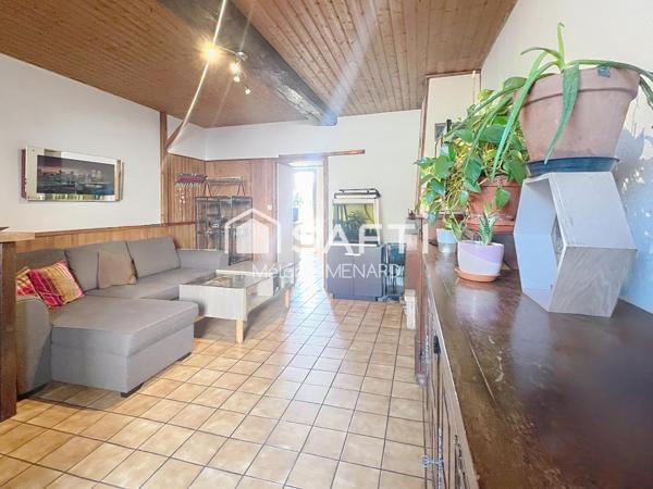 Maison de bourg 88m² - 3 chambres - jardin - terrasse