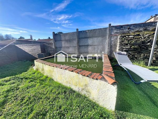 Maison de bourg 88m² - 3 chambres - jardin - terrasse