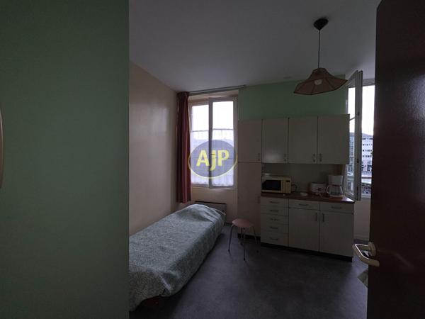 Appartement à louer Nantes : 1 pièces, 19m² avec 0 chambre(s) à 500€ - AJP Immobilier Nantes Sud