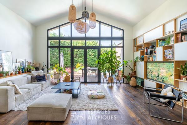Maison familiale d’architecte avec piscine