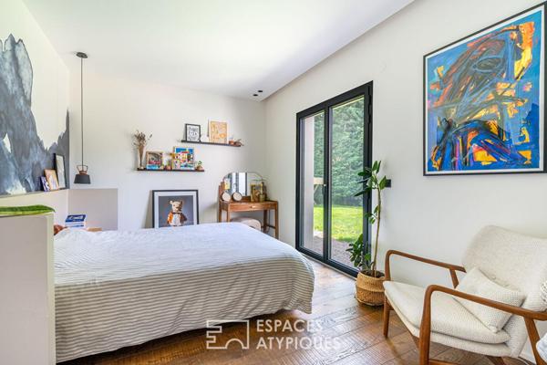 Maison familiale d’architecte avec piscine