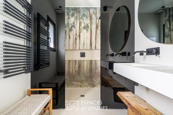 Maison familiale d’architecte avec piscine