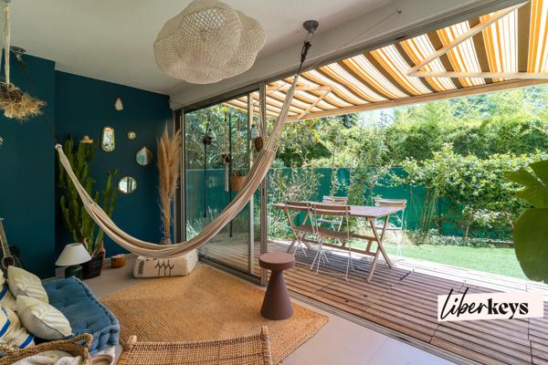 Élégant 3P 87m2, triple exposition, loggia, terrasses et jardin paysagé