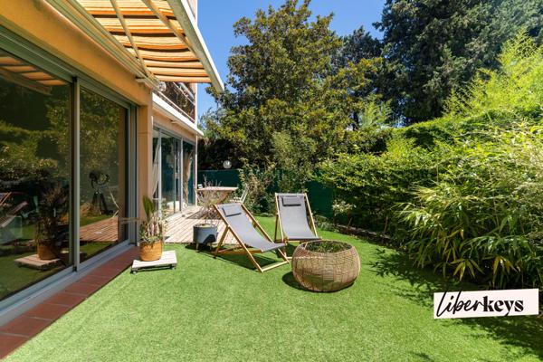 Élégant 3P 87m2, triple exposition, loggia, terrasses et jardin paysagé