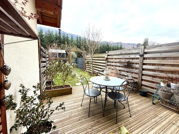 EXCLUSIVITE situé à 10 mn de THONON, Maison T3 avec jardin, terrasses, stationnements (74200)
