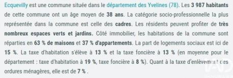 Appartement à vendre 1 pièce 34 m² Ecquevilly