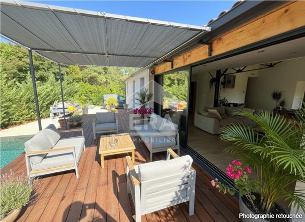 Maison plain pied 146m2 avec piscine - Malemort du comtat