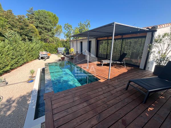 Maison plain pied 146m2 avec piscine - Malemort du comtat
