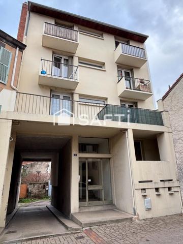 Appartement T2, 39,24m2 carrez, cave et garage