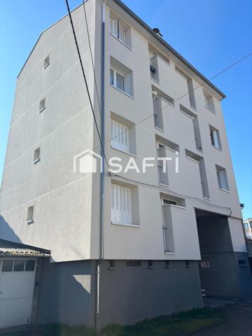 Appartement T2, 39,24m2 carrez, cave et garage