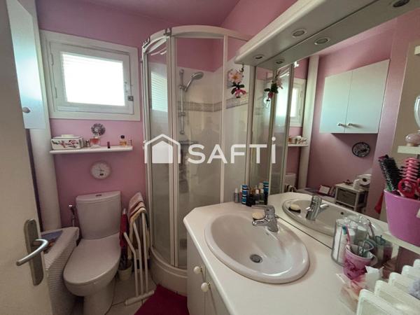 Appartement T2, 39,24m2 carrez, cave et garage